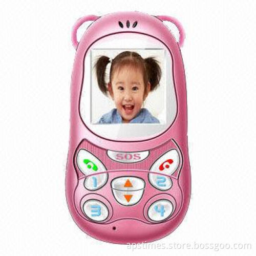 Kid's Phone with <1.0W/kg Low Radiation SAR, Tracking, Monitor and 1.44-inch Color Display